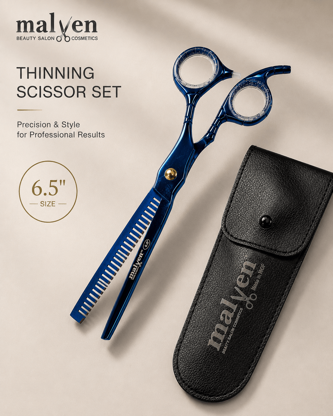 Malven Professional Thinning Scissors B002 – 6.5″